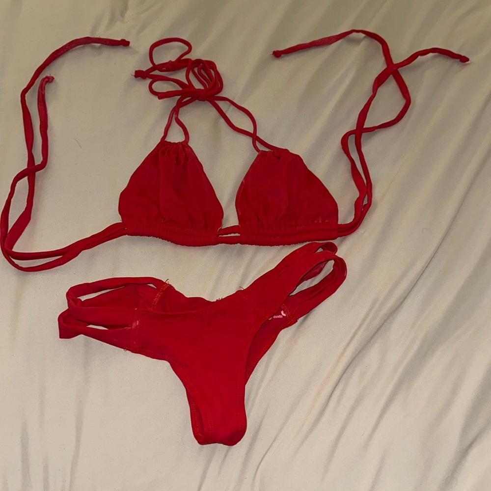 Red Girlfriends bikinis bikini